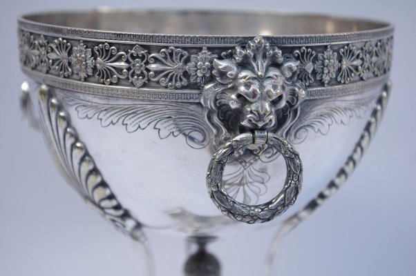 Empire Style Athenienne Shaped Silver Plated Cup, 1870s-CEJ-626772