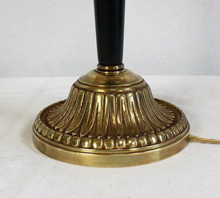 Empire Style Gilt Brass Lamp, Early 20th Century-RVK-1008614