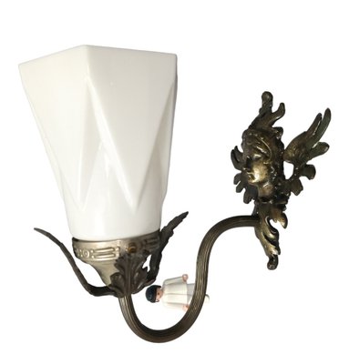 Empire Wall Light in Brass and Crystal-ZVO-1791841