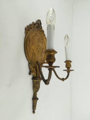 Empire Wall Light with Mythological Motif-KDB-1304363