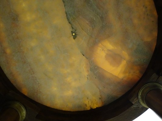 Empire Watchmaker's Table in Mahogany Wood, Marble and Bronze, France, 1800s-NUC-1309458