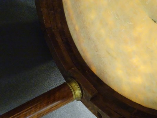 Empire Watchmaker's Table in Mahogany Wood, Marble and Bronze, France, 1800s-NUC-1309458