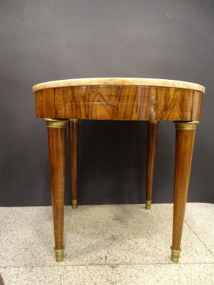 Empire Watchmaker's Table in Mahogany Wood, Marble and Bronze, France, 1800s-NUC-1309458