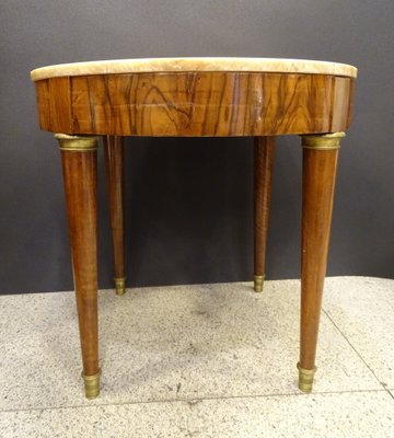 Empire Watchmaker's Table in Mahogany Wood, Marble and Bronze, France, 1800s-NUC-1309458