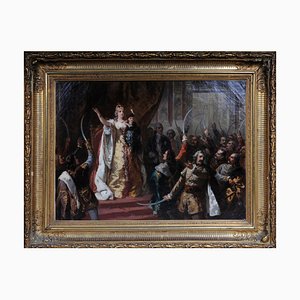 Empress Maria Theresa in Hungary, 1860, Oil on Canvas, Framed-FLW-1402217