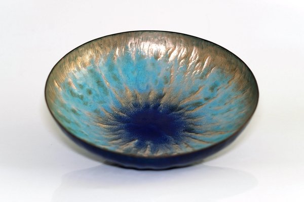 Enamel Bowl by Paolo De Poli, 1960s-LBS-1764626