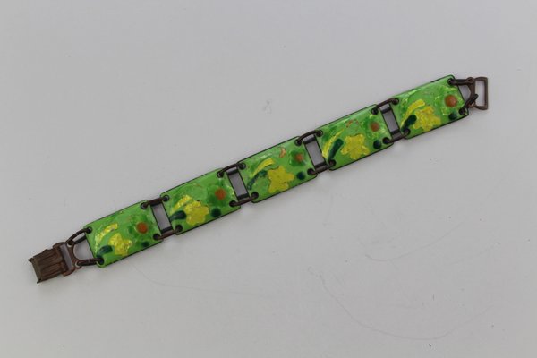 Enamel Bracelet from Atelier Casanova, 1950s-ZWH-786973