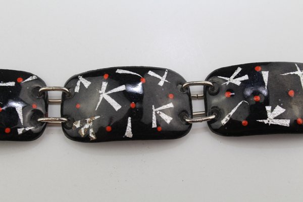 Enamel Brooch from Atelier Casanova, 1950s-ZWH-787014