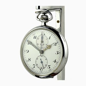 Enamel Chronograph Pocket Watch from Eduard Heuer, Switzerland, 1920s-LOB-692418