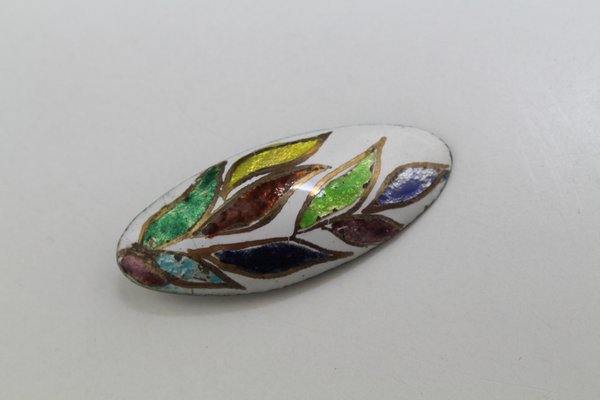 Enamel Earclips from Atelier Casanova, 1950s, Set of 2-ZWH-786967