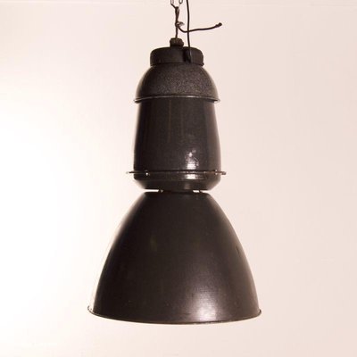 Enamel Factory Lamp from EFC, 1950s-ZT-1057363