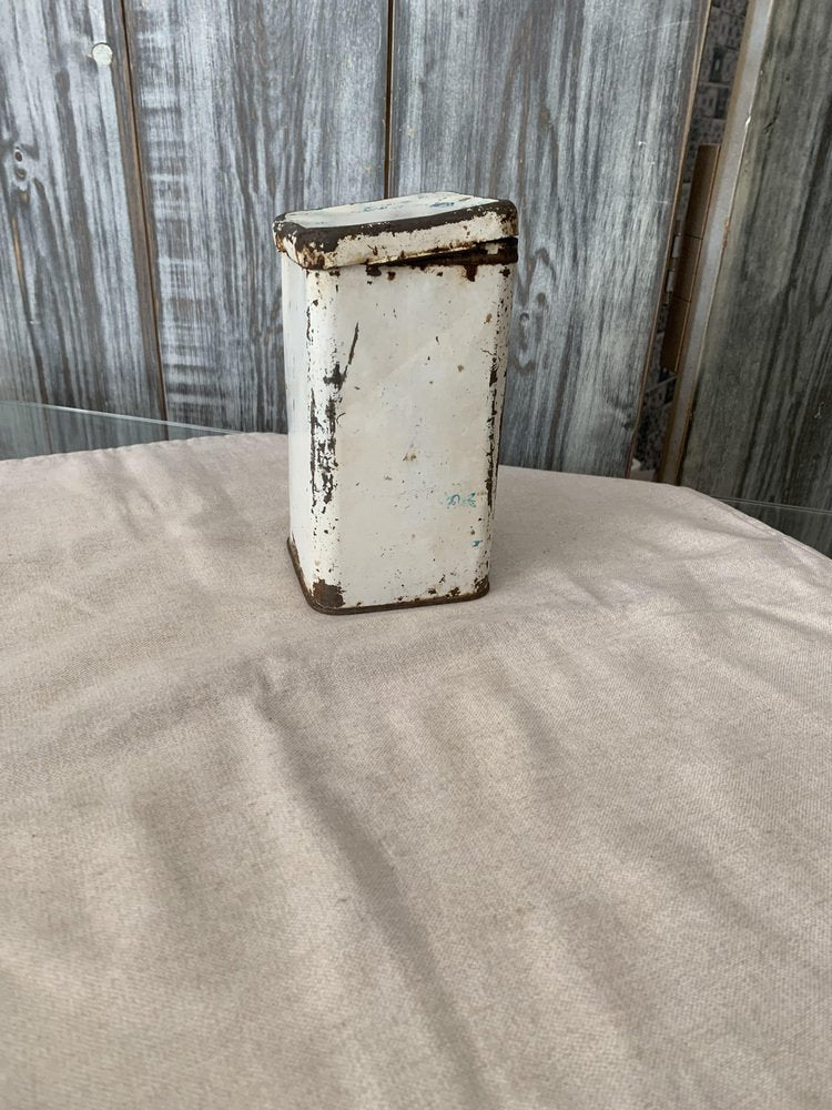 Enamel Flour Container, 1950s-OXJ-1754245