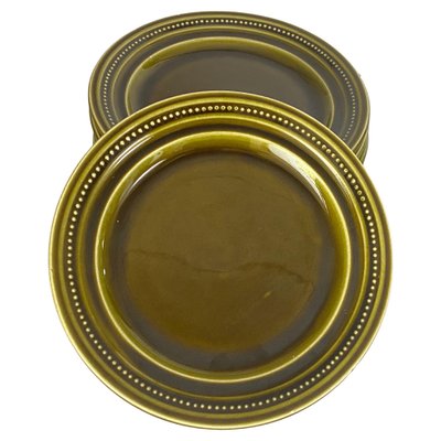 Enameld Ceramic Plates, Set of 6-UR-1717314