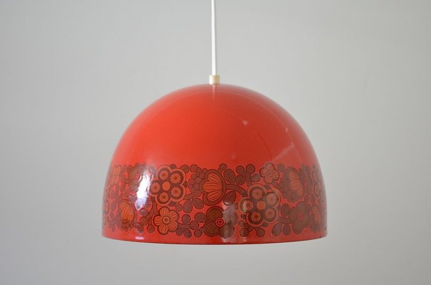 Enameled Ceiling Lamp by Kaj Franck for Fog & Mørup & Arabia, 1970s-OV-722287