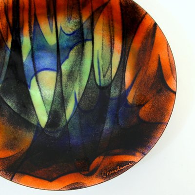 Enameled Copper Plate, 1970s-NE-804146