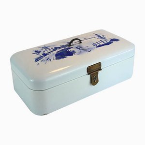 Enameled Iron Baking Box, 1920s-NE-664357