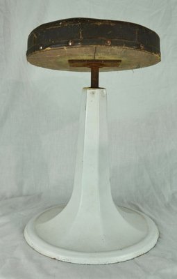 Enameled Metal Dental Stool, 1940s-ROJ-724964