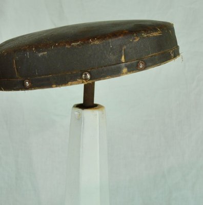 Enameled Metal Dental Stool, 1940s-ROJ-724964