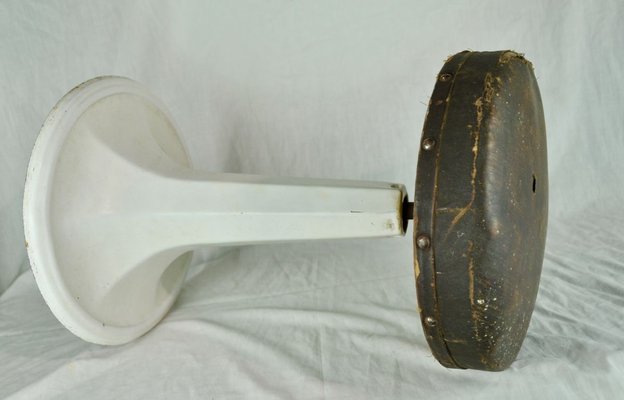 Enameled Metal Dental Stool, 1940s-ROJ-724964