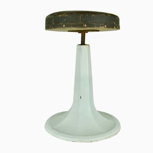 Enameled Metal Dental Stool, 1940s-ROJ-724964