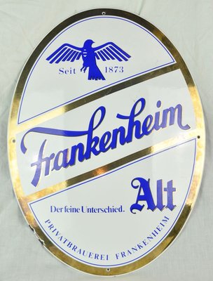 Enameled Metal Frankenheim Sign, 1960s-ROJ-714990