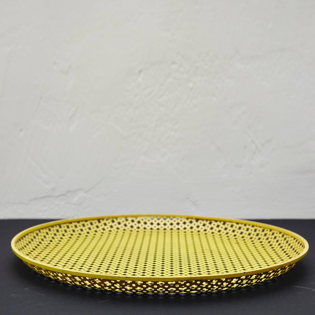 Enameled Metal Plate by Mathieu Matégot for Ateliers Matégot, 1950s