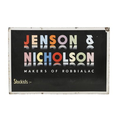 Enameled Sign from Jenson & Nicholson-NQ-1706845