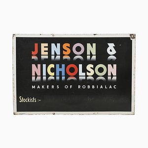 Enameled Sign from Jenson & Nicholson-NQ-1706845