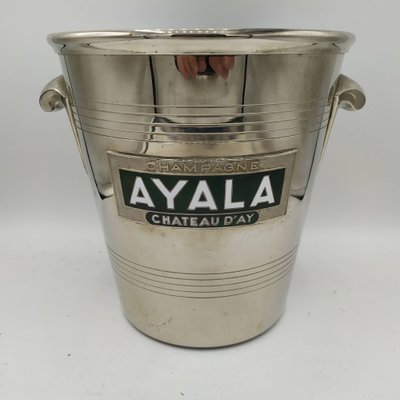 Enamelled Champagne Bucket from Ayala, 1920s-EAD-1784464