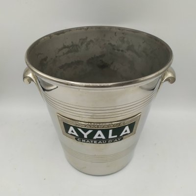 Enamelled Champagne Bucket from Ayala, 1920s-EAD-1784464