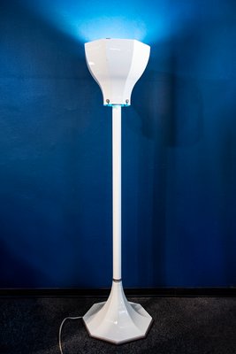 Enamelled Metal Floor Lamp from Pouenat, 1970s-VCV-2016217