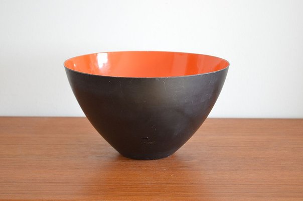 Enamelled Steel Bowl by Herbert Krenche for Torben Ørskov, 1950s-OV-745898