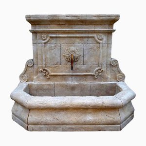 End 20th Century Large French Fountain in Limestone-FDW-2019662