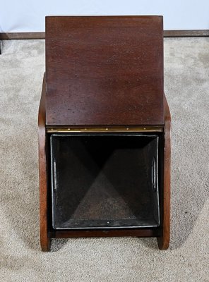 End of 19th Century Mahogany Charcoal Box, England-RVK-1702724