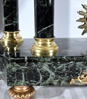 End of 19th Century Regula and Marble Mantel Insert Set, Set of 3-RVK-1792451