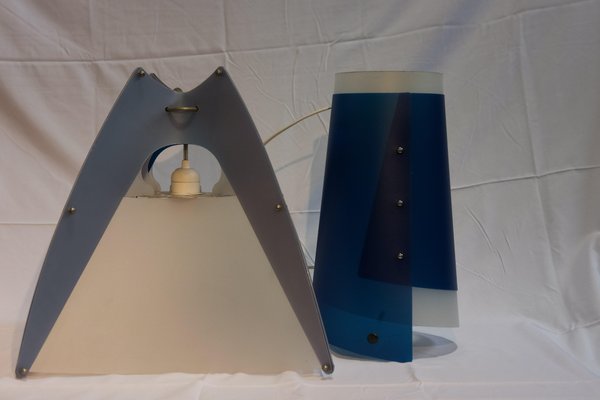 Energy Light Table Lamp and Dingo Ceiling Lamp by Samuel Parker, Italy, 1980s, Set of 2-PYA-1790438