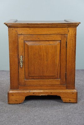 English 1-Door Cabinet or Side Table, Mid-Late 19th Century-HPP-1800831