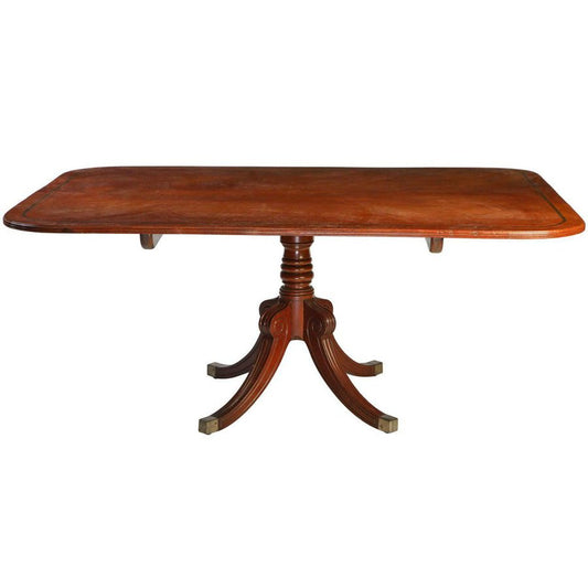 English 19th Century Regency Mahogany Breakfast Table