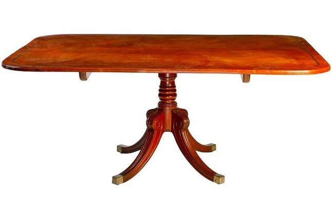 English 19th Century Regency Mahogany Breakfast Table-MBH-1031999