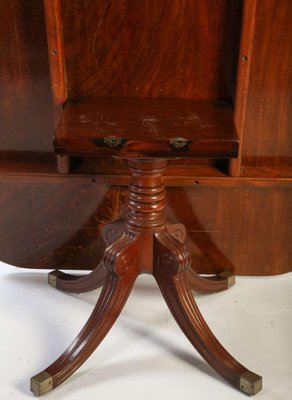 English 19th Century Regency Mahogany Breakfast Table-MBH-1031999