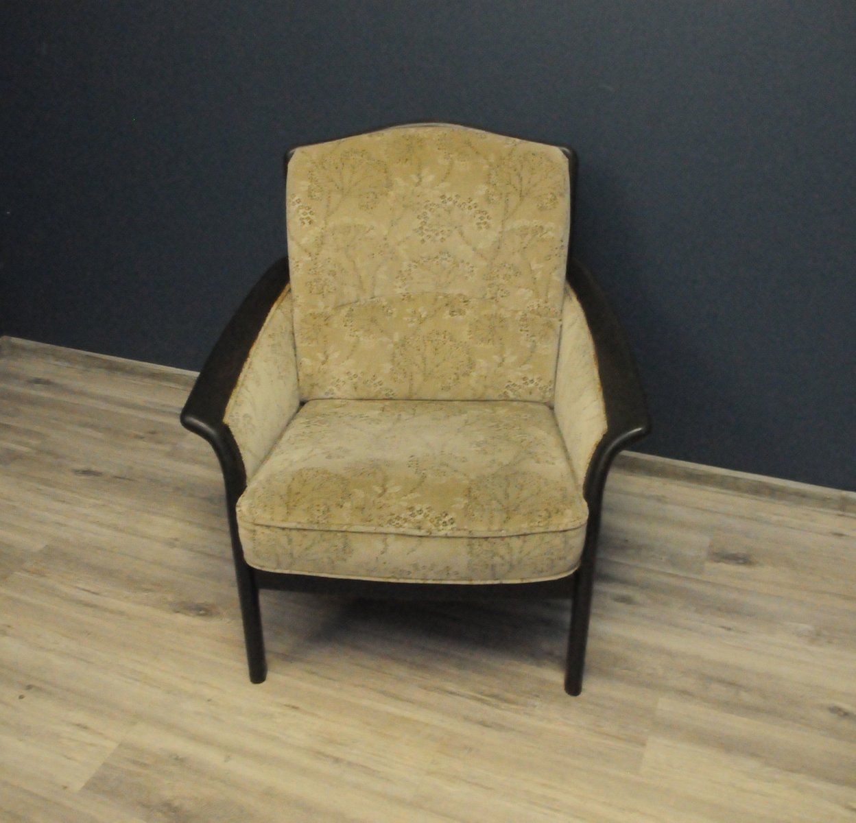 English Armchair with a Footrest