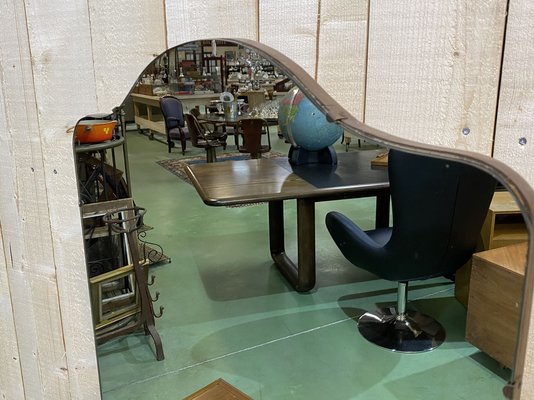 English Art Deco Walnut Dressing Table, 1930s-QYF-862171