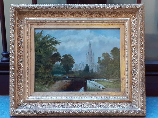 English Artist, Landscape, 1800s, Oil on Canvas, Framed