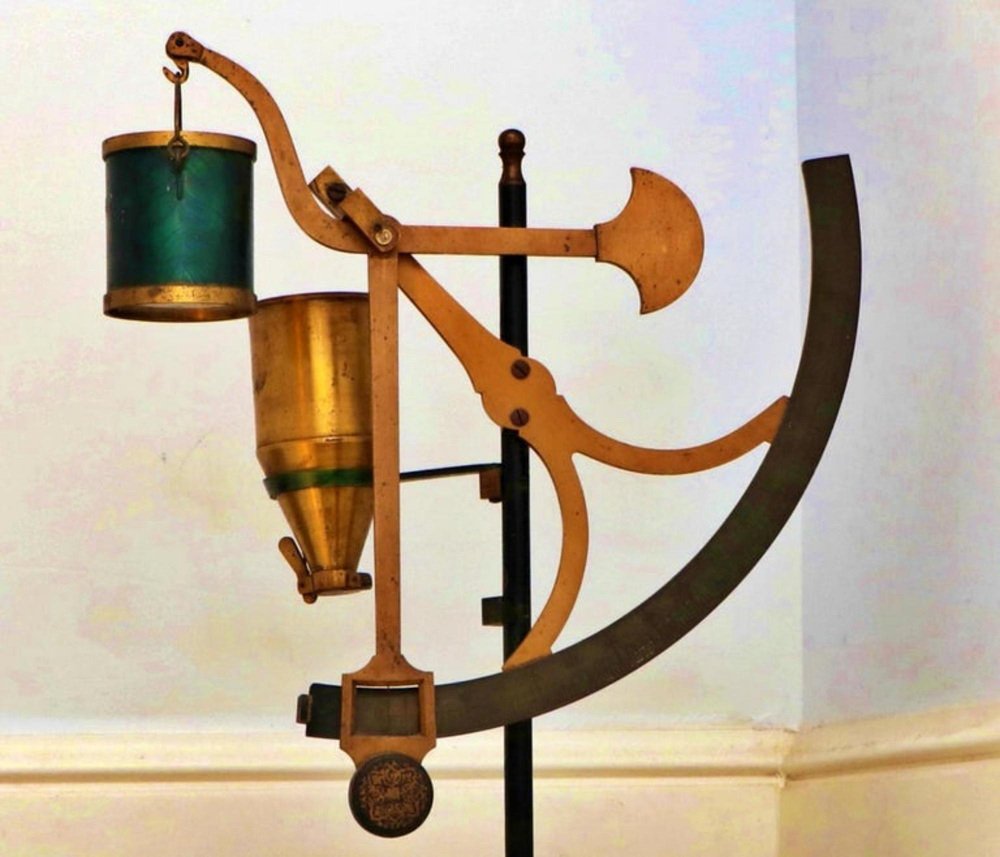 English Balance in Bronze and Iron, 19th Century