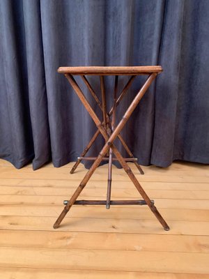 English Bamboo Side Table, 1920s-RTR-838288