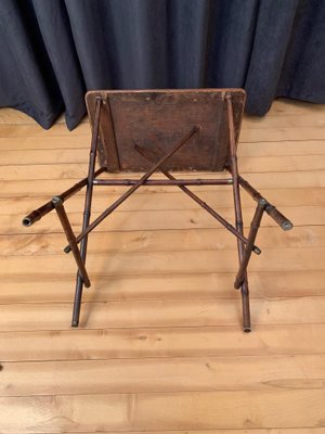 English Bamboo Side Table, 1920s-RTR-838288