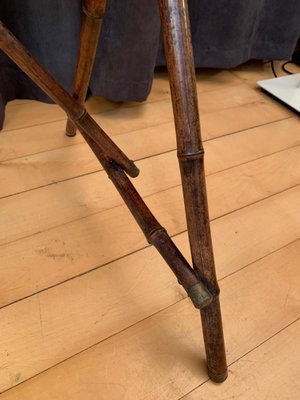 English Bamboo Side Table, 1920s-RTR-838288