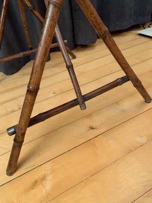 English Bamboo Side Table, 1920s-RTR-838288