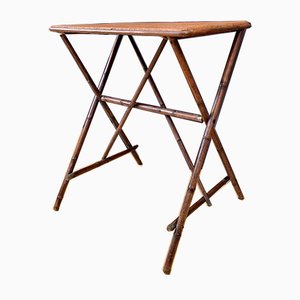 English Bamboo Side Table, 1920s-RTR-838288