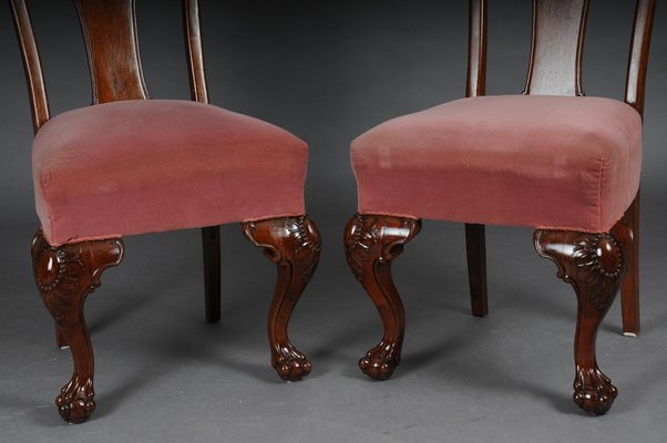 English Baroque Chairs, 1880s, Set of 4-FLW-1401789